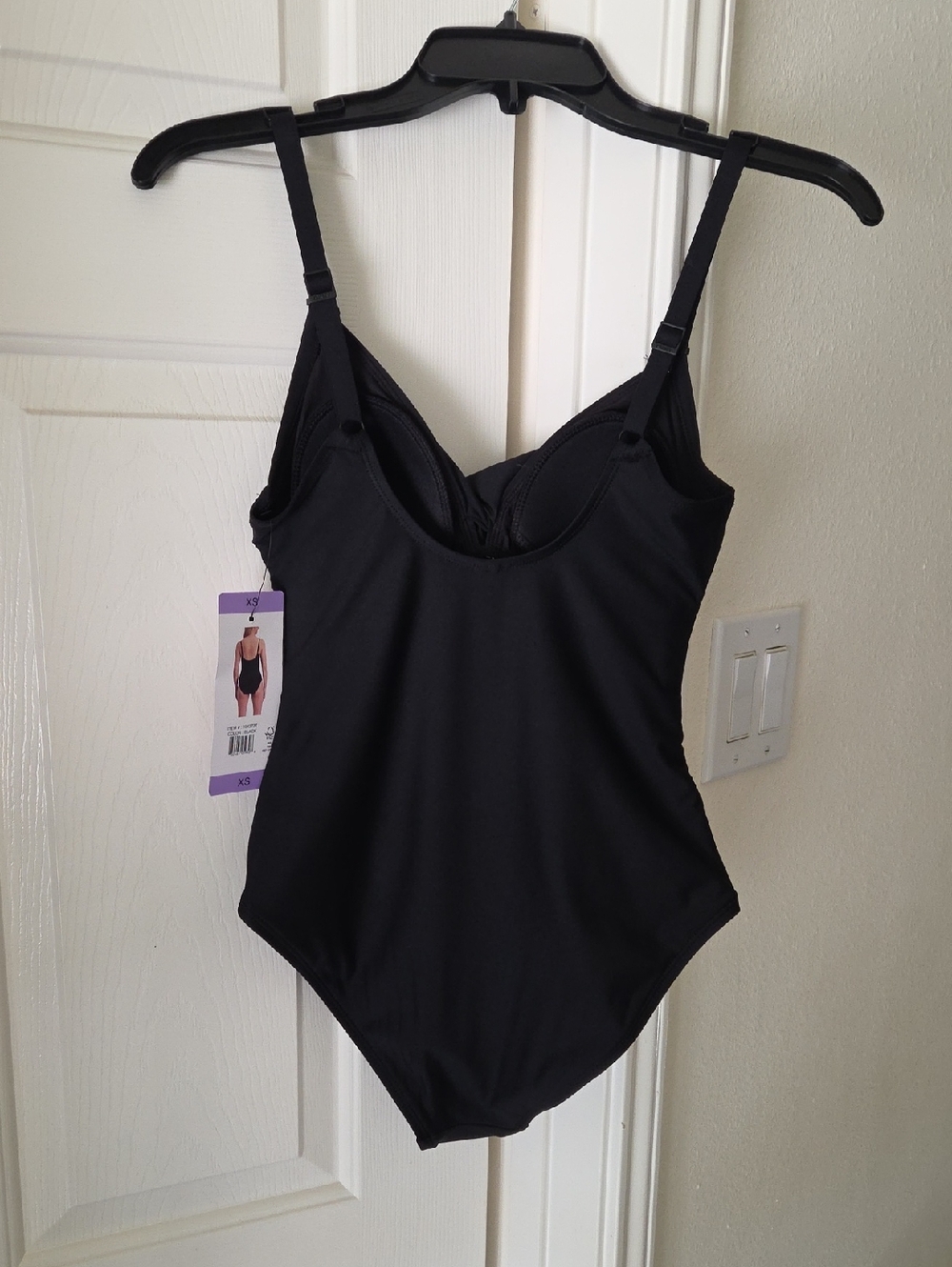 DKNY Black Women's One-Piece Swimsuit - Picture 7 of 10